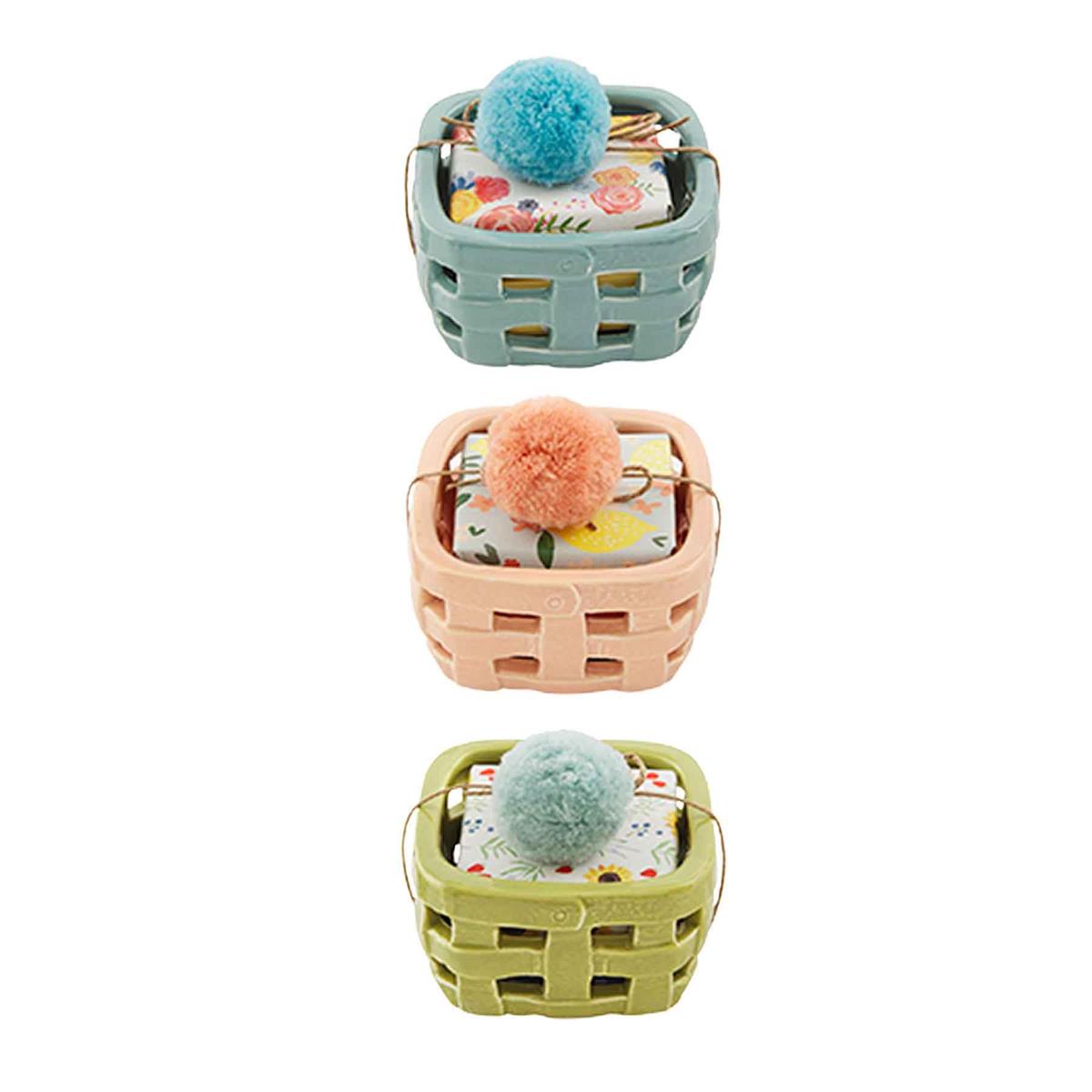 Floral Soap Baskets