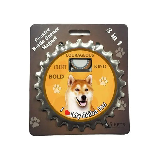 Shiba Inu |  3 in 1 Magnetic Coaster