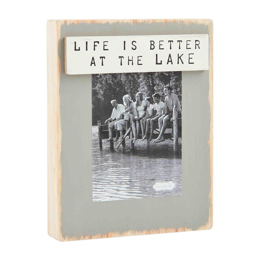 Life Is Better Lake Magnetic Block Frame