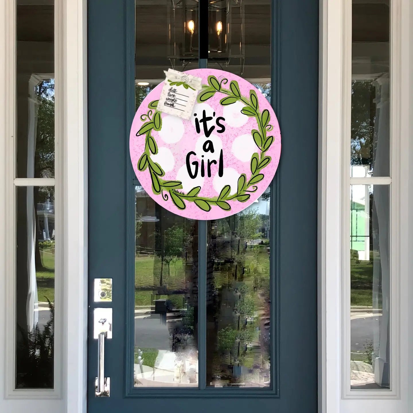 Its a Girl Door Hanger