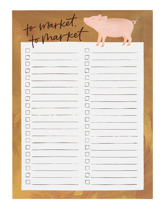 To Market Pig Notepad