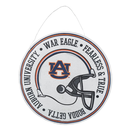 Auburn Wreath/Helmet Door Hanger