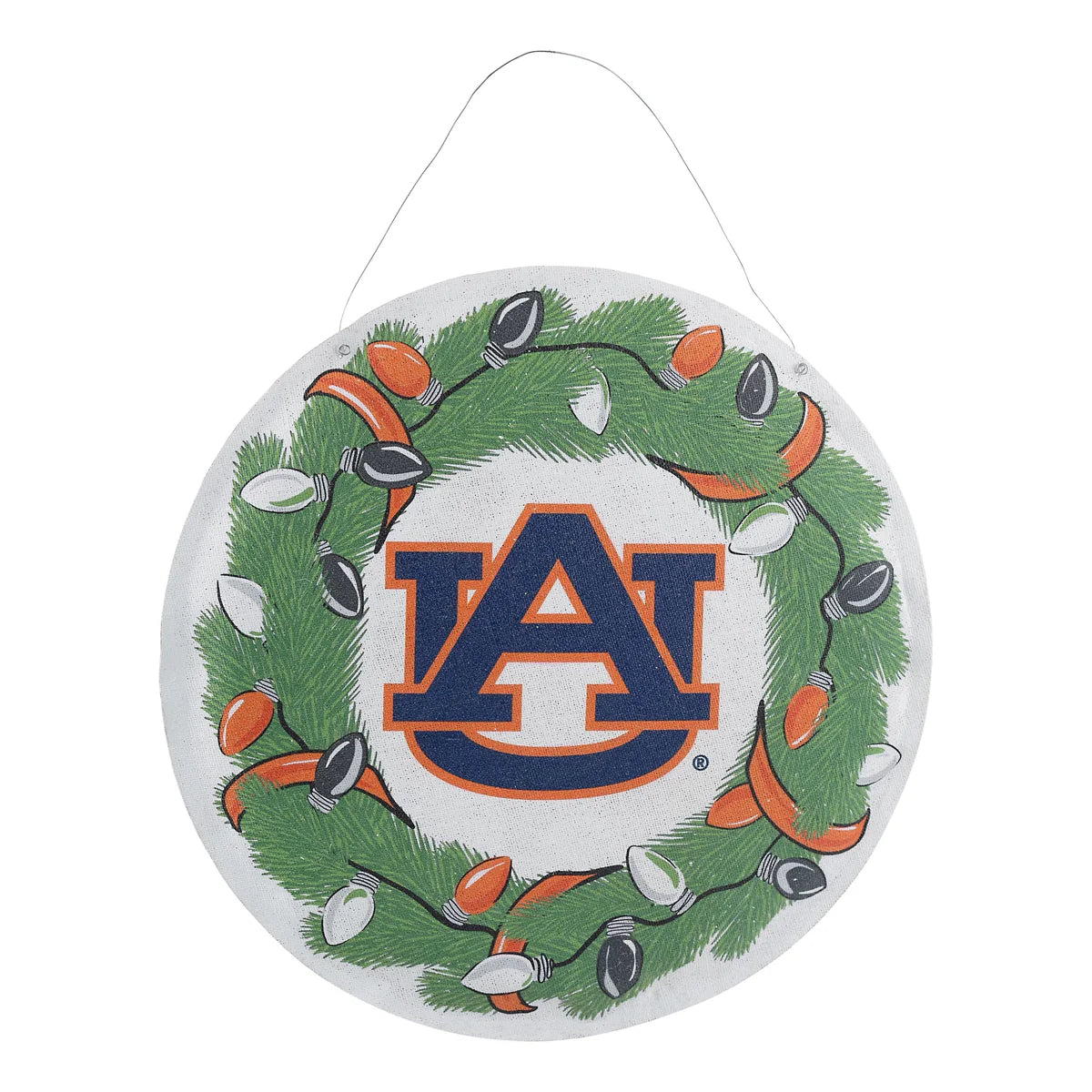 Auburn Wreath/Helmet Door Hanger