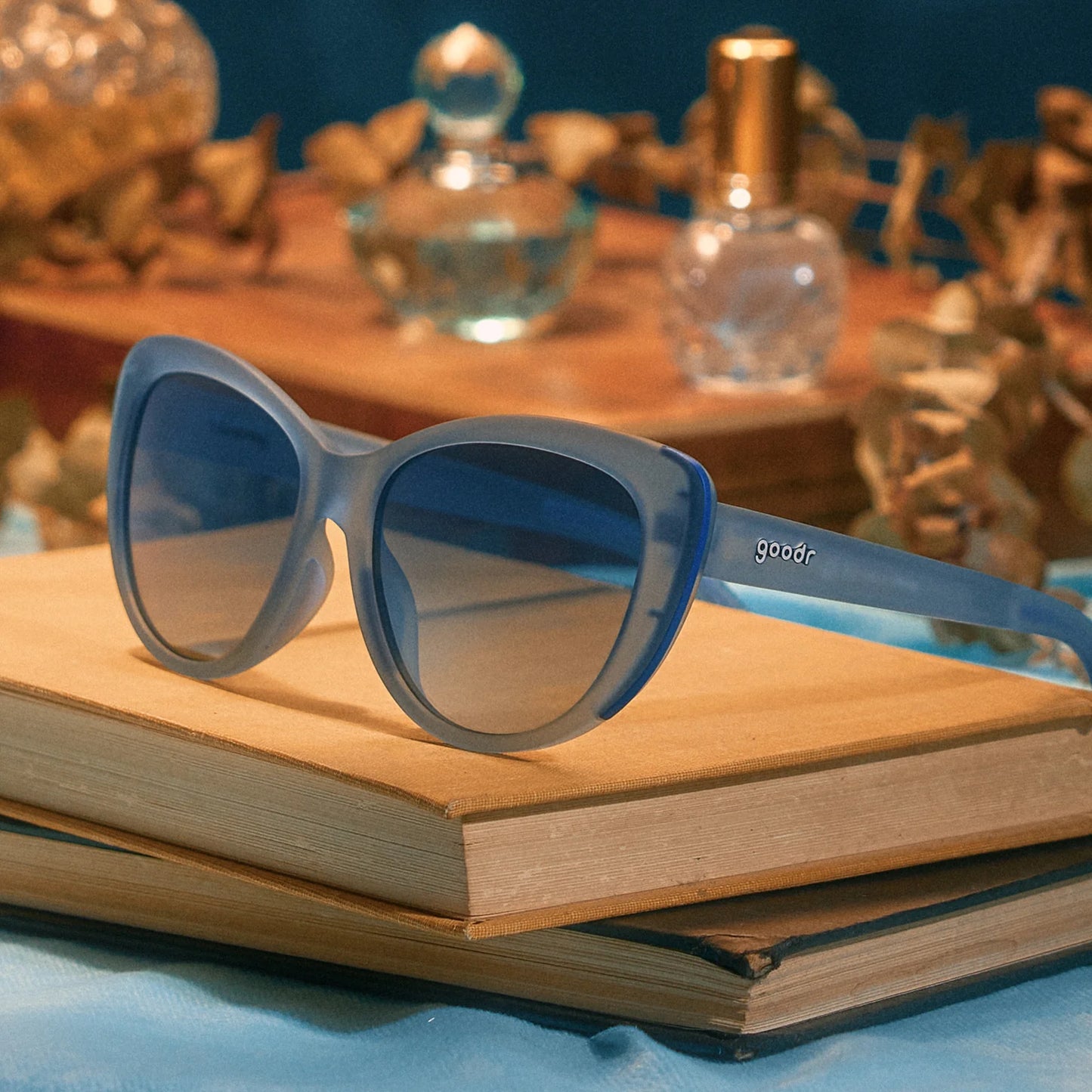 Spin Me in Sapphire Sunglasses