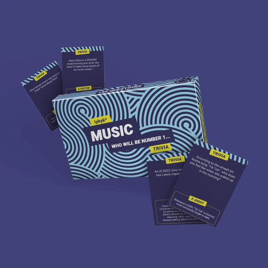 Iykyk Music Trivia Card Game