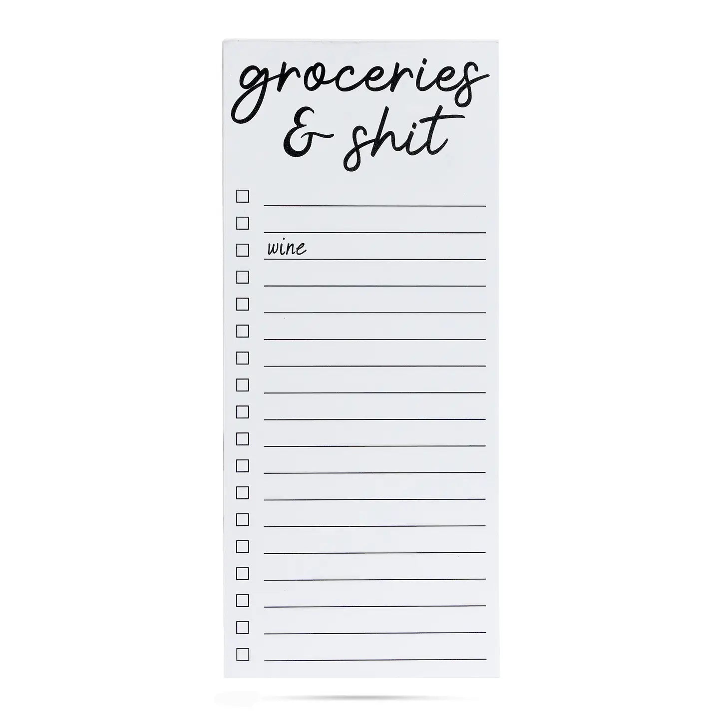 Groceries & Shit Notepad