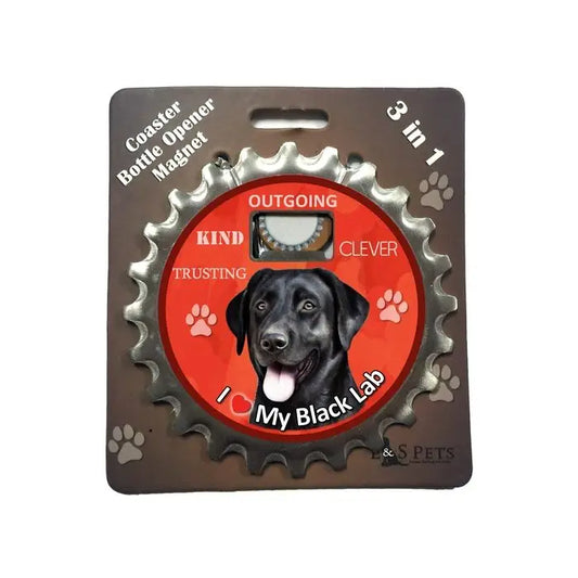 Black Lab | 3 in 1 Magnetic Coaster