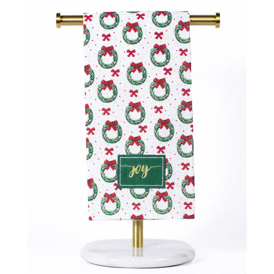 Joy Clara Wreath Hand Towel