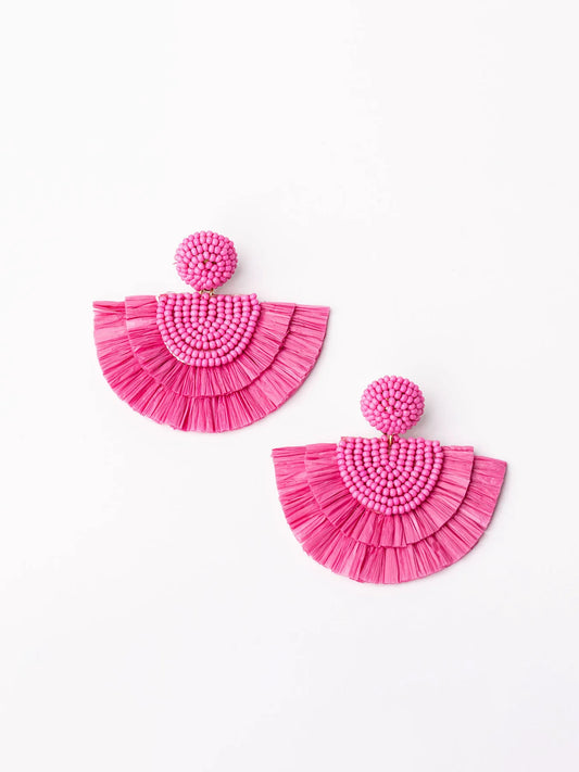 Corolla Pink Earrings