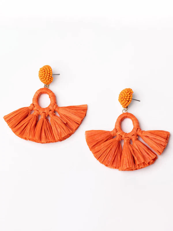 Orange Alexa Earrings