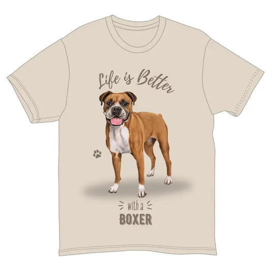 Boxer | Life is Better Tee