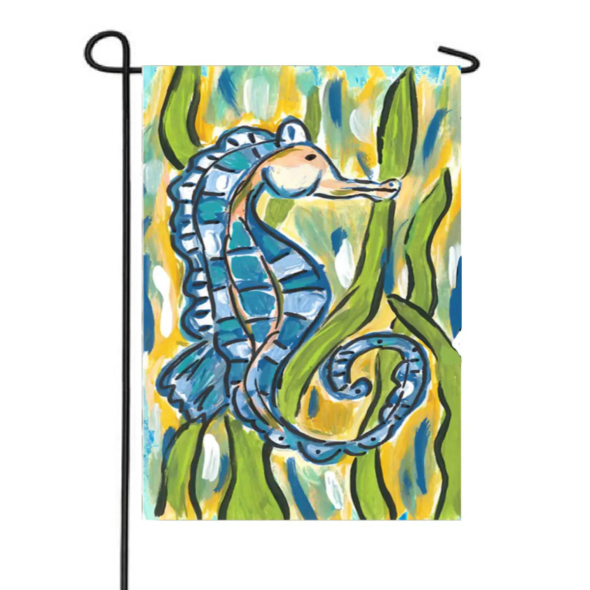 Sea Horse Garden Flag