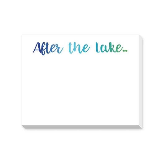 After the Lake Notepad