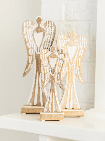 Feathered Wood Angel