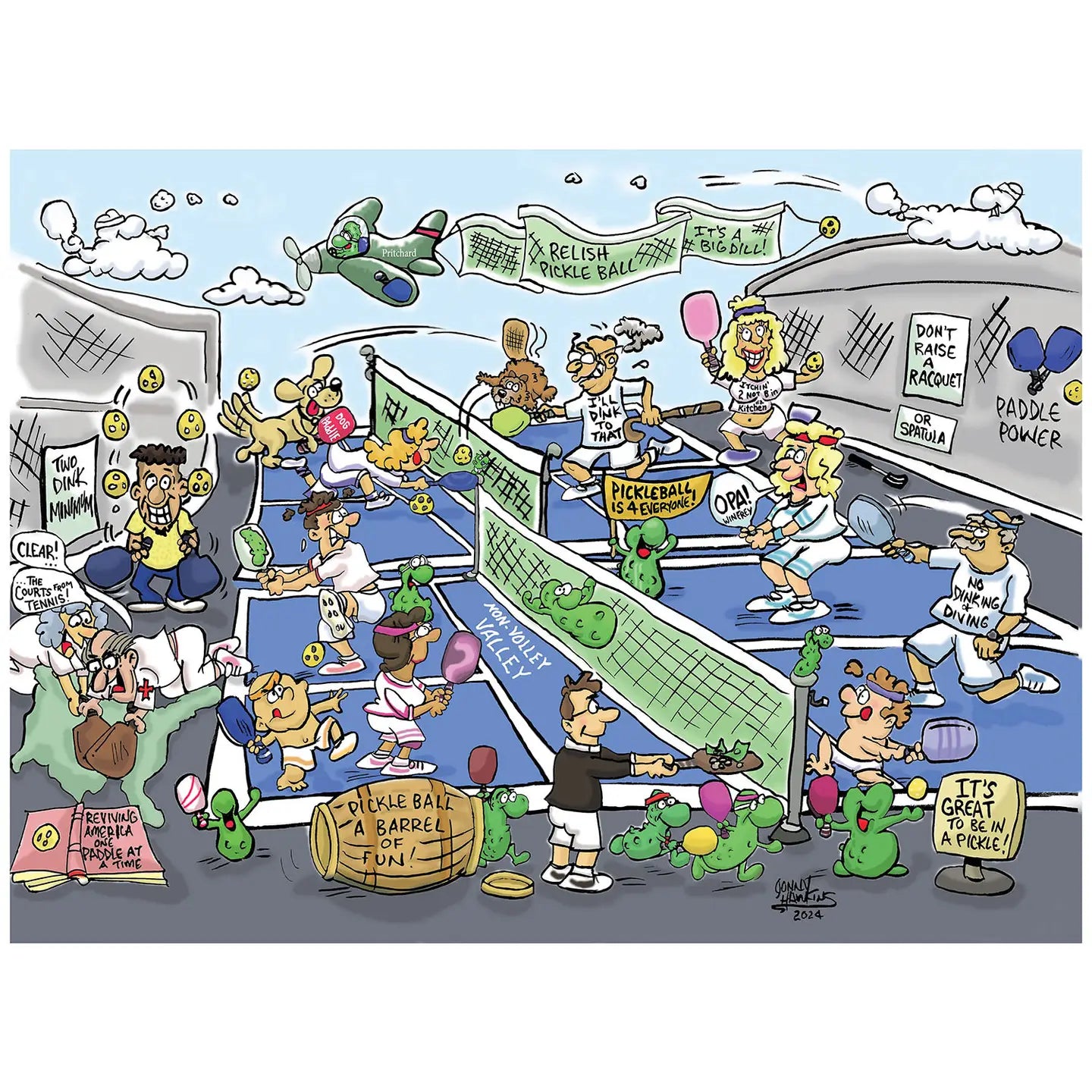 Pickleball Play Puzzle