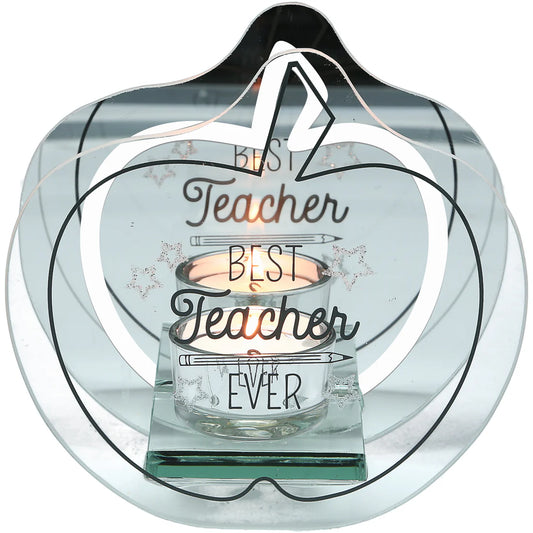 Best Teacher Ever Candle Holder