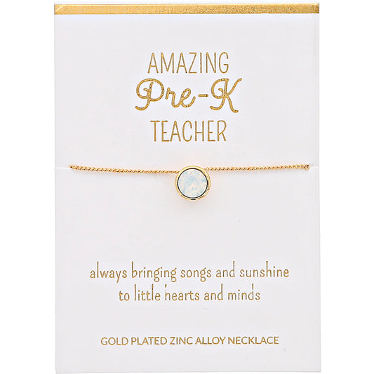 Pre-K Teacher Necklace