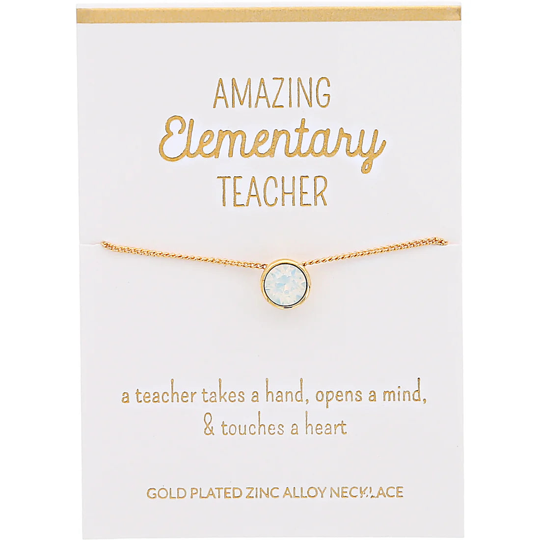 Elementary Teacher Necklace