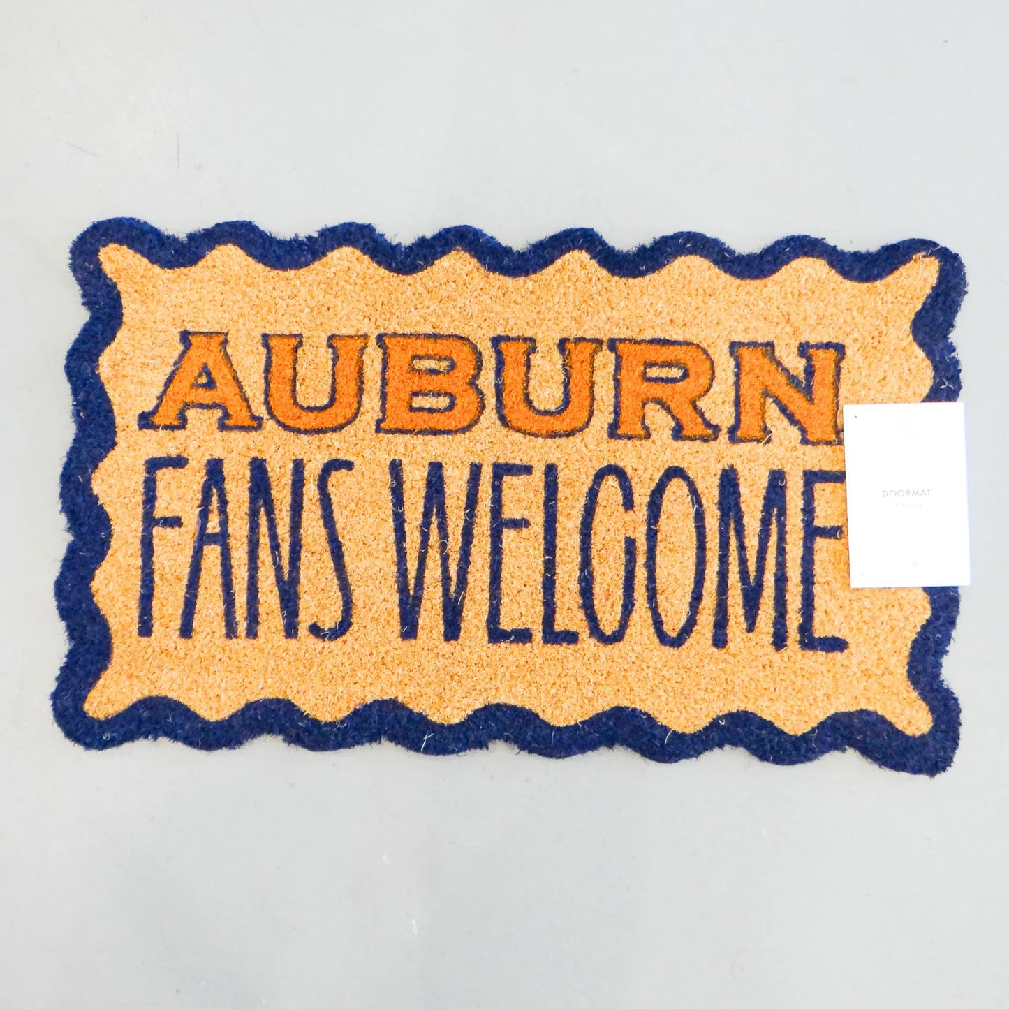 Auburn Fans Welcome Door Mat