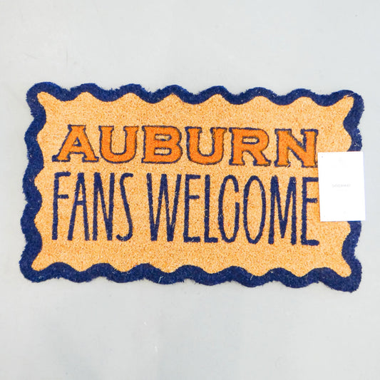Auburn Fans Welcome Door Mat