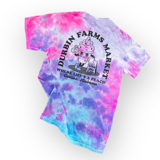 Durbin’s Ice Cream Tee | Cotton Candy Tie Dye