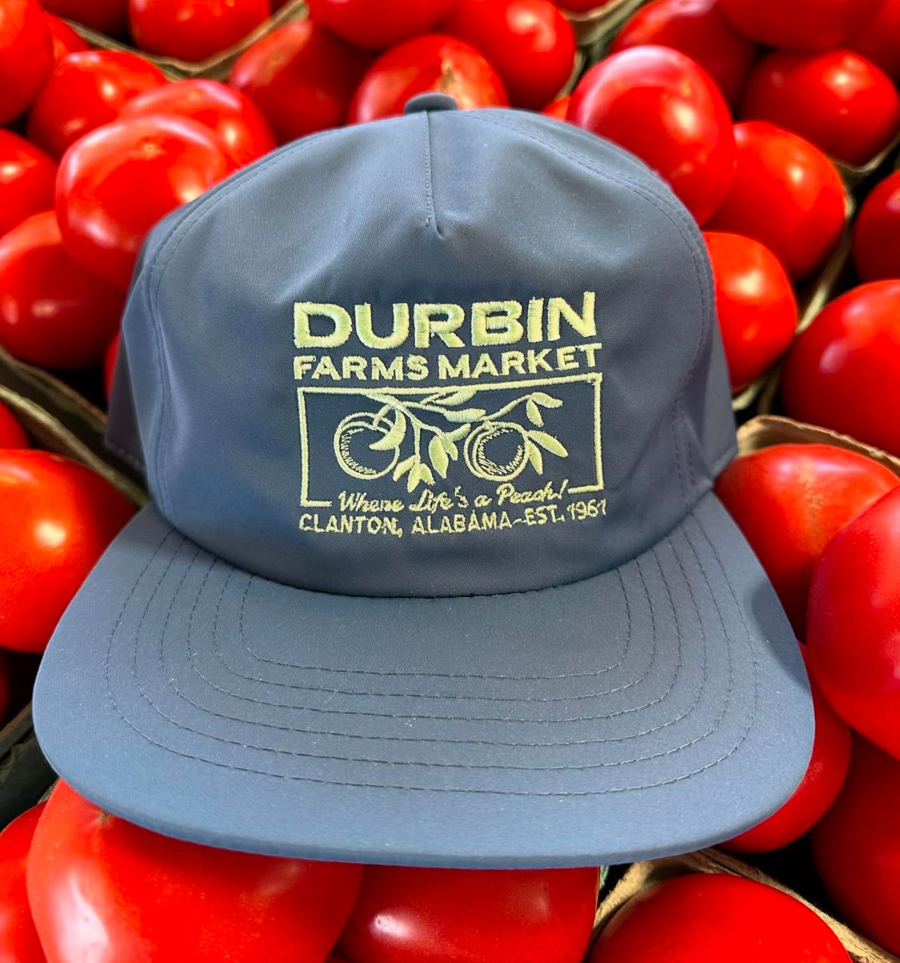 Durbin Farms Market Blue & Mint Hat