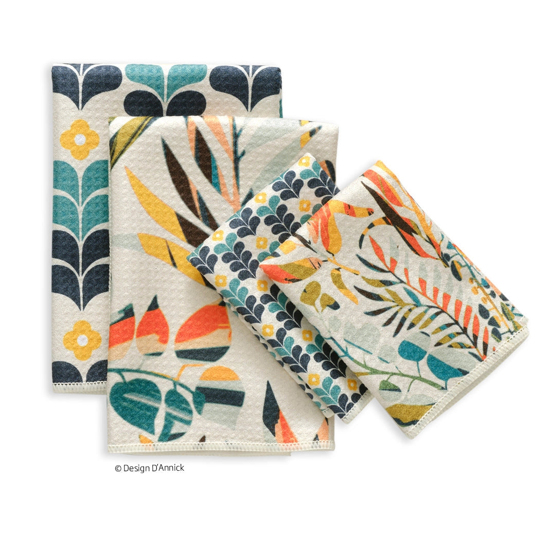 Colorful Leaves Towel Set