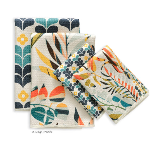 Colorful Leaves Towel Set