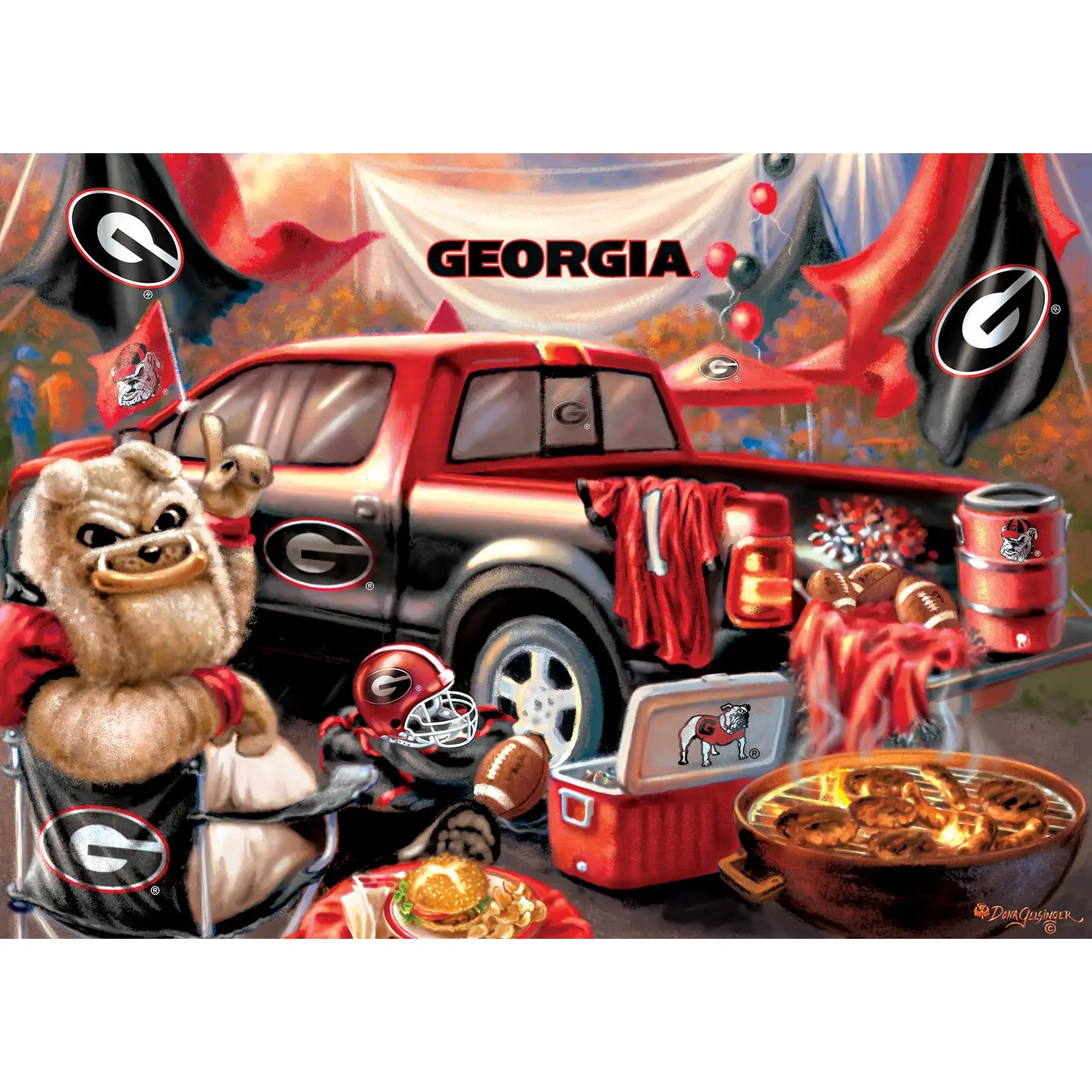 Georgia Bulldogs Gameday Puzzle