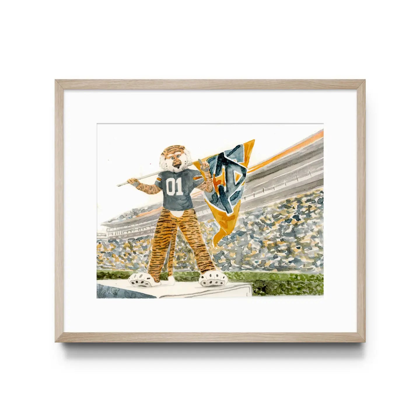 Auburn University Aubie Print |8X10