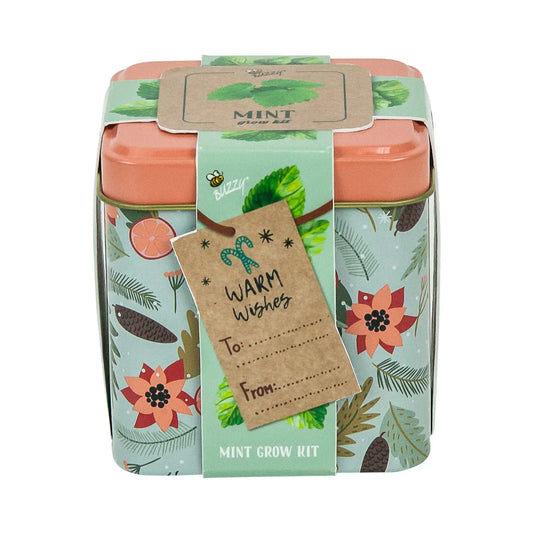 Holiday Square Tin | Mint