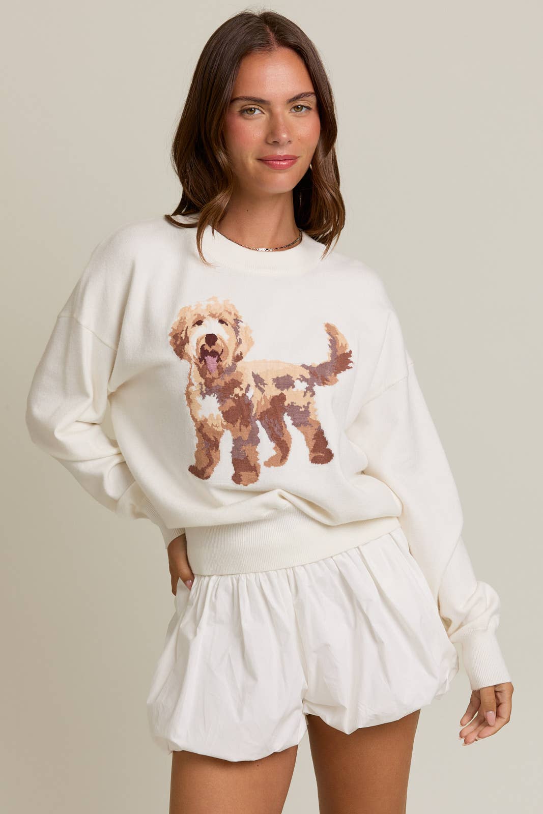 Doodle Graphic Sweater