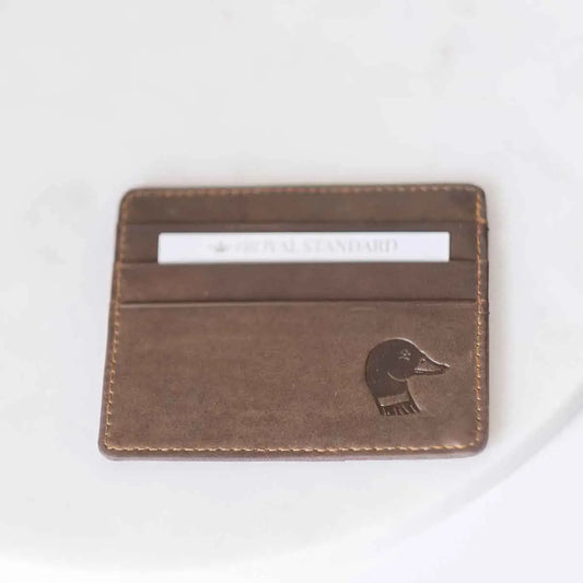 Leather Duck Slim Wallet