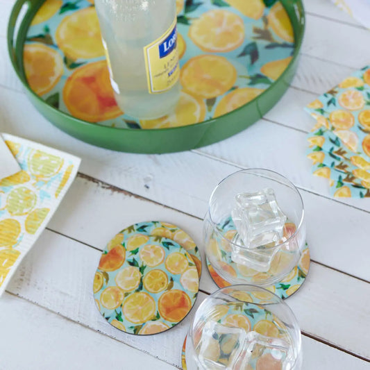 Lemon Slices Coasters
