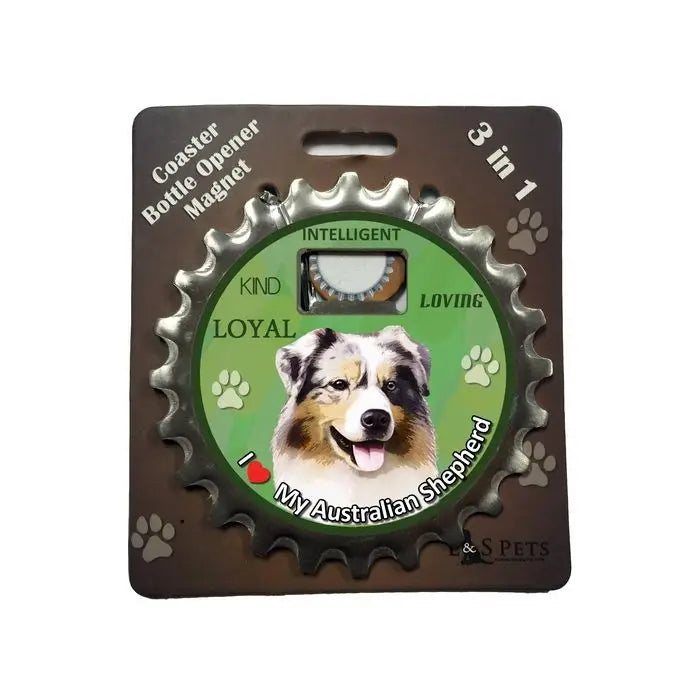 Australian Shepherd | 3 in 1 Magnetic Coaster