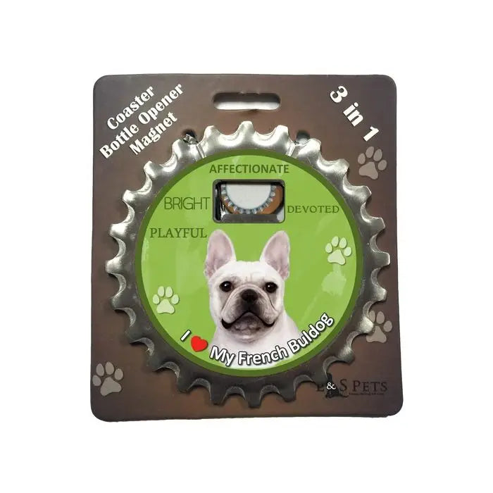 French Bulldog |  3 in 1 Magnetic Coaster