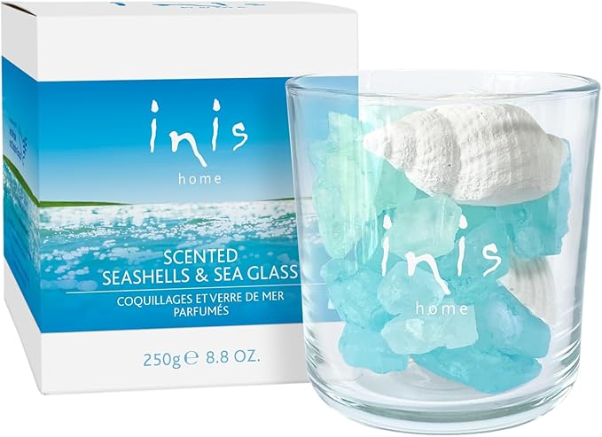 Inis Home Scented Seashells & Sea Glass