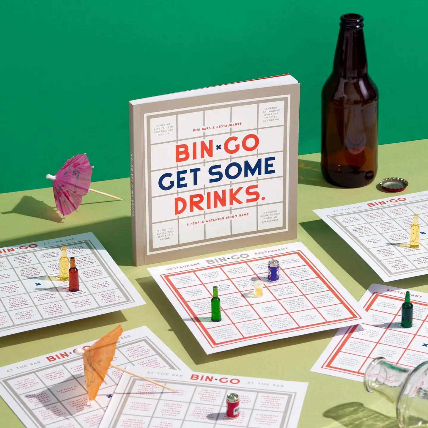 Bin-Go Get A Few Drinks Bingo Book