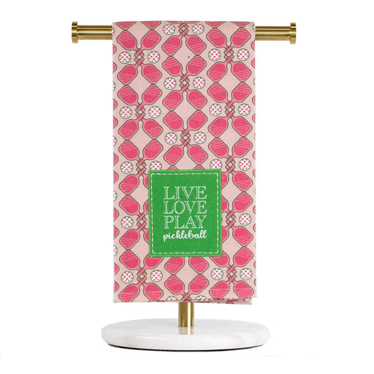 Live Love Play Pickleball Hand Towel