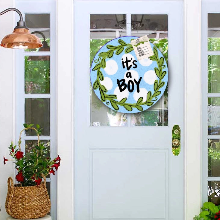 Its a Boy Door Hanger