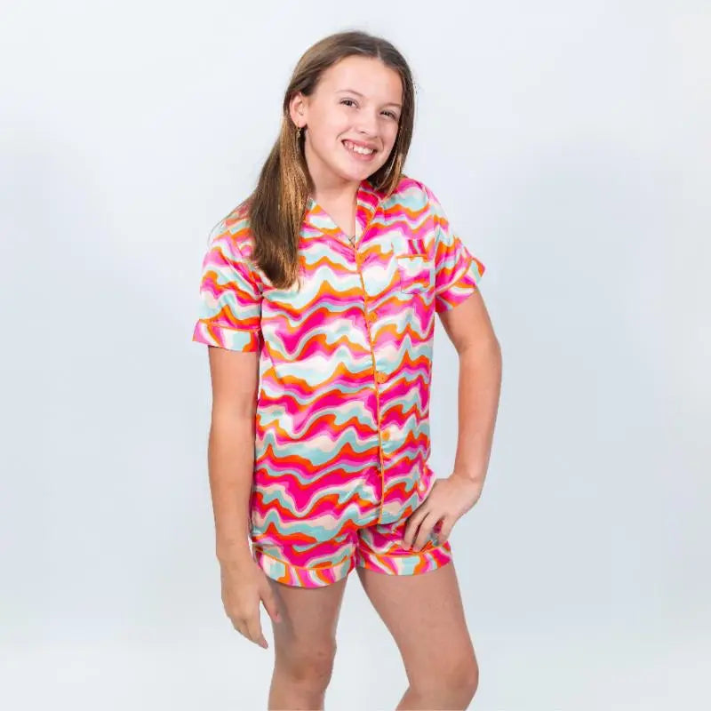 Kids Stay Groovy PJ Set