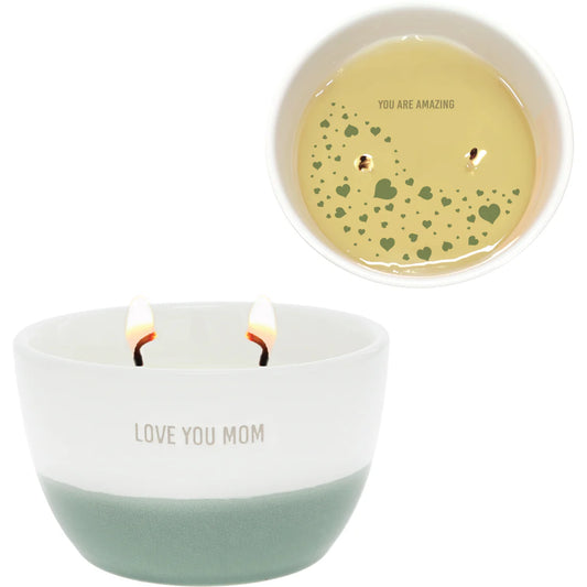 Love You Mom Wax Reveal Candle