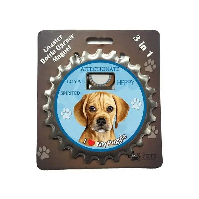 Puggle |  3 in 1 Magnetic Coaster