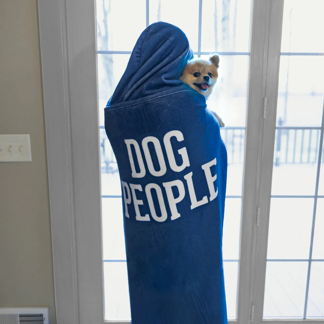 Dog People Hooded Blanket