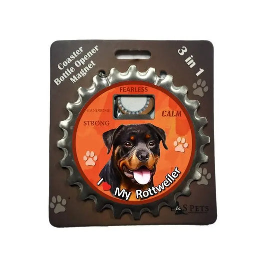 Rottweiler |  3 in 1 Magnetic Coaster