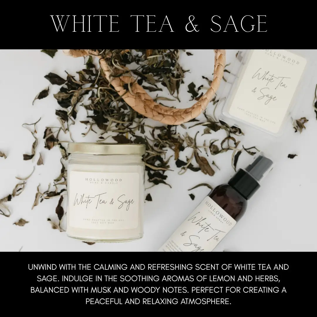 White Tea & Sage Linen Spray