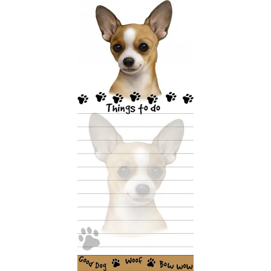 Tan Chihuahua | Magnetic Notepad