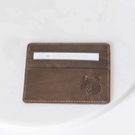 Leather Tiger Slim Wallet