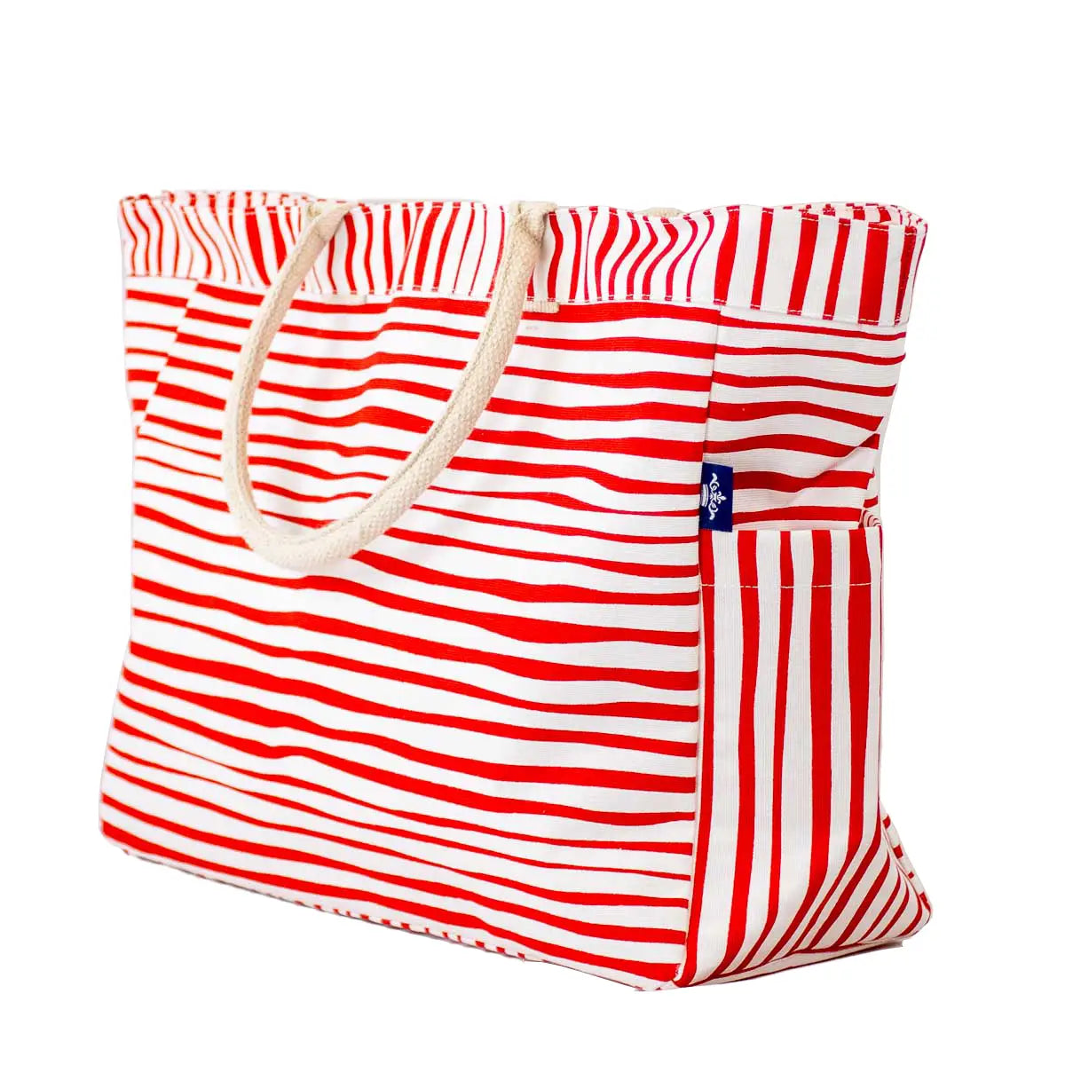 Durham Tote | Red & White