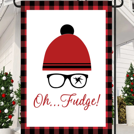 Oh, Fudge! Garden Flag